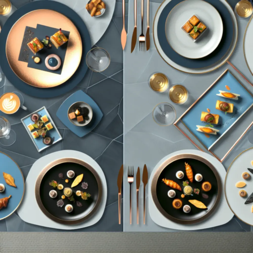 Sfeervolle menuselectie in een elegant verlichte setting bij MidnightAmstel