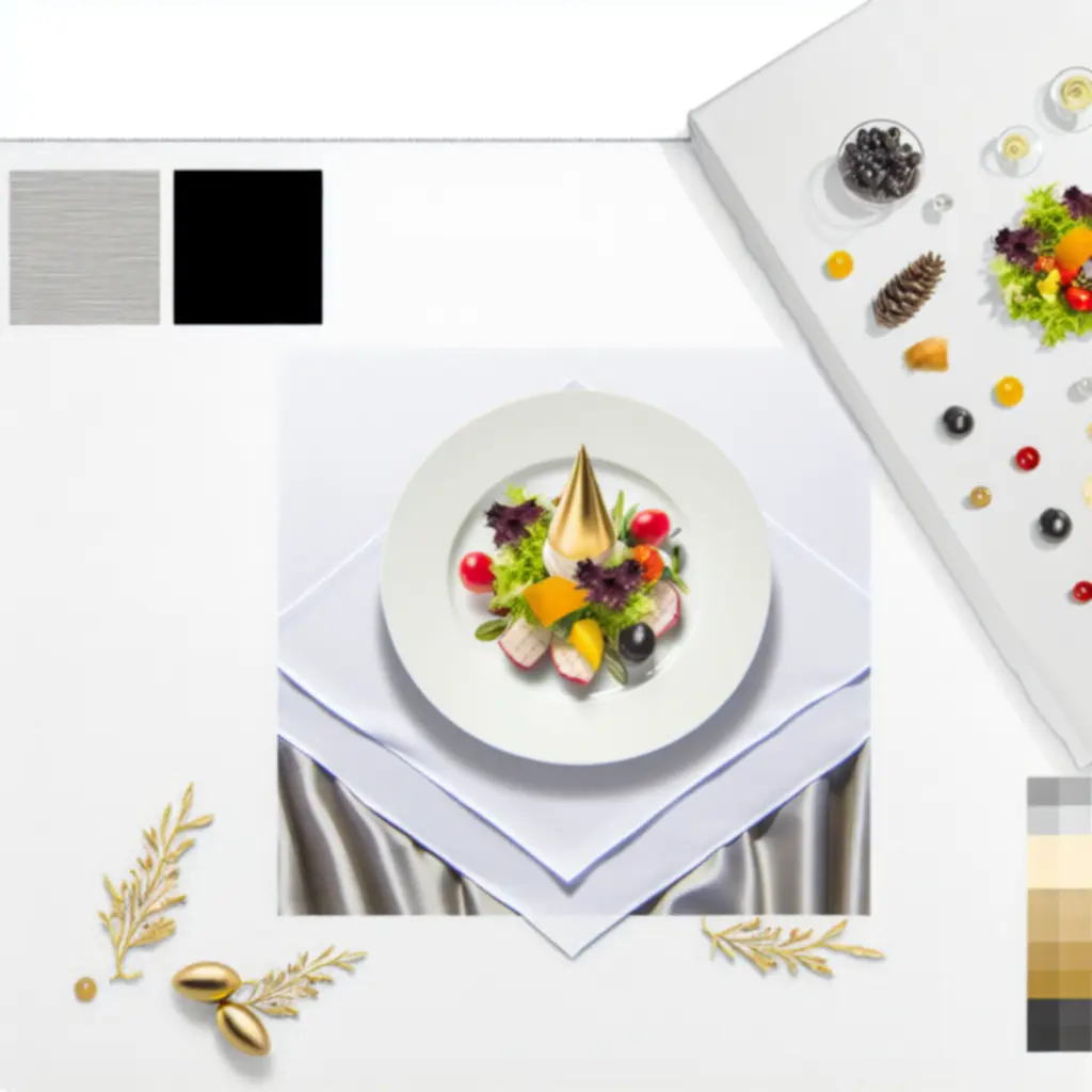 Seizoensgebonden gerechten met verfijnde presentatie